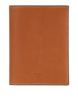 Celine Passport Holder, Leather, Tan, MII, DB/B, 2*